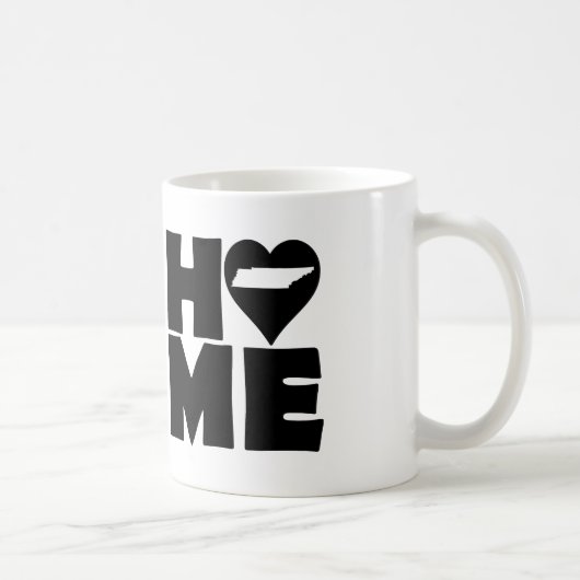 Tennessee Zuhause Heart Staat Tasse oder Travel Mu (Rechts)