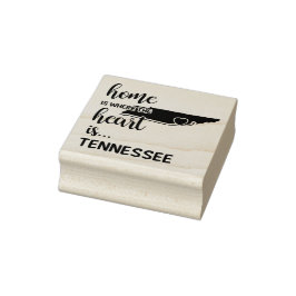 Tennessee Zuhause ist das Herz Gummistempel