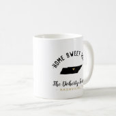Tennessee Zuhause Sweet Zuhause Family Monogram Ta Kaffeetasse (VorderseiteRechts)