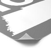 Tennessee Zuhause weg vom Staat Plakatunterschreib Poster (Ecke)