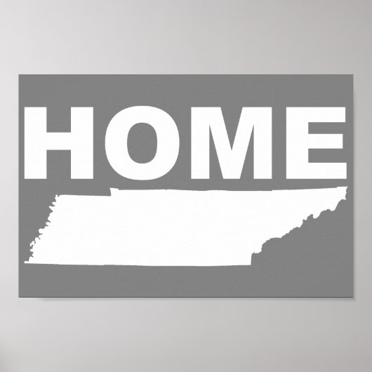 Tennessee Zuhause weg vom Staat Plakatunterschreib Poster (Vorne)