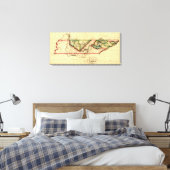 TennesseePanoramakarteTennessee Leinwanddruck (Insitu (Schlafzimmer))