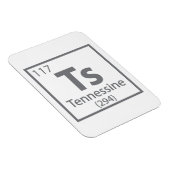 Tennessin - Tennessee Science Periodic Table Magnet (Rechte Seite)