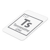 Tennessin - Tennessee Science Periodic Table Magnet (Linke Seite)