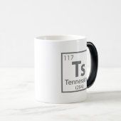 Tennessin - Tennessee Science Periodic Table Verwandlungstasse (VorderseiteRechts)