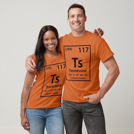 Tennessine-Element (schwarz) T-Shirt (Unisex)