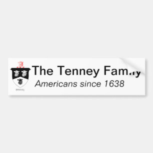 Tenney Familien-Autoaufkleber Autoaufkleber