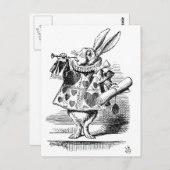 Tenniels Alice im Wunderland Postkarte (Vorne/Hinten)