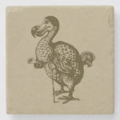Tenniels Dodo Marble Stone Untersetzer (Vorderseite)