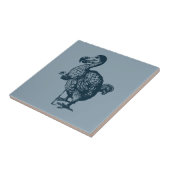 Tenniels Dodo Small (4,25" x 4,25") Keramik Tile Fliese (Seite)