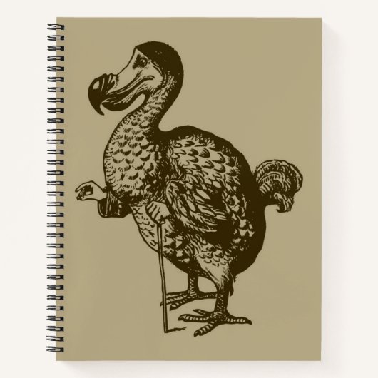 Tenniels Dodo Spiral-Notebook Notizblock (Vorderseite)