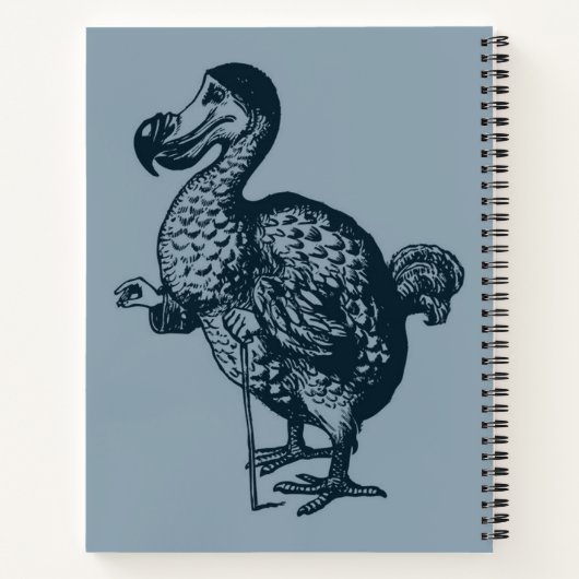 Tenniels Dodo Spiral-Notebook Notizblock (Rückseite)