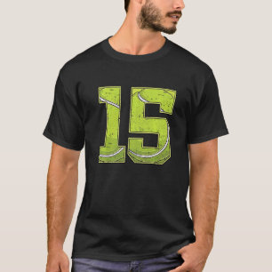 Tennis 15. Geburtstag Junge Mädchen Fünfzehn 15 Ja T-Shirt