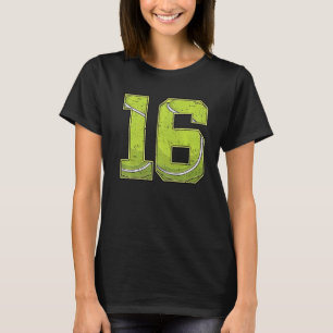 Tennis 16. Geburtstag Junge Mädchen Sechzehn 16 Ja T-Shirt