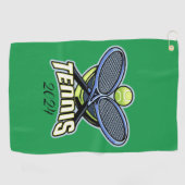 Tennis 2024 Sweat Towel Golfhandtuch (Horizontal)
