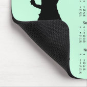 Tennis 2025 Kalender Mousepad (Ecke)