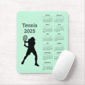 Tennis 2025 Kalender Mousepad (Mit Mouse)