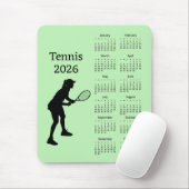Tennis 2026 Calendar Mousepad (Mit Mouse)