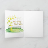 Tennis 2026 New Year Celebration Karte (Innenseite)