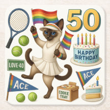 Tennis 50. Geburtstag für Cat Lovers