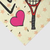 Tennis 60. Geburtstagskind Seidenpapier (Detail)