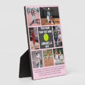 Tennis 7 photo collage player name fotoplatte (Seite)