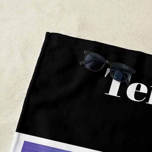 Tennis Abstrakt Beach Handtuch (Beispiel)