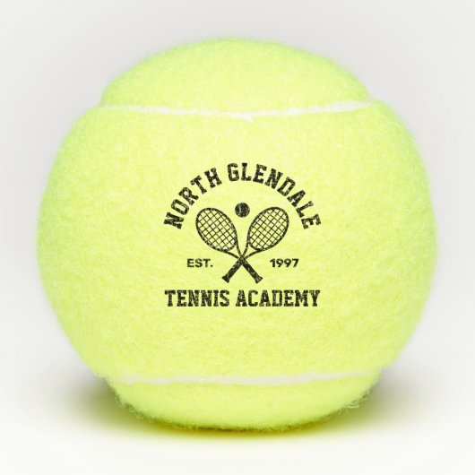 Tennis Academy Tennisbälle (Vorderseite)