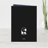 Tennis Ace Kitten Dankeskarte (Rückseite)