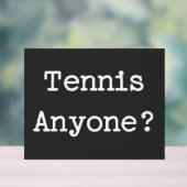 Tennis Acrylschild (Neutral)