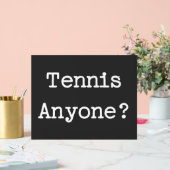 Tennis Acrylschild (Hochzeit)