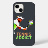 Tennis Addict Case-Mate iPhone Hülle (Rückseite)