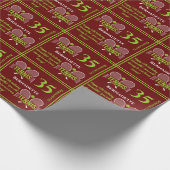 Tennis Addict Name Age Geburtstag Geschenkpapier (Ecke)