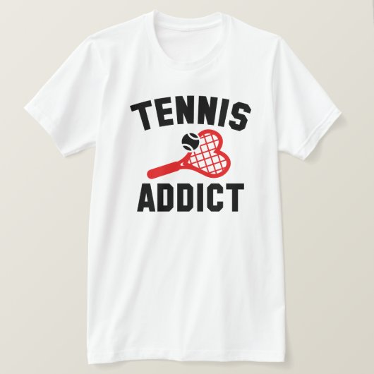 Tennis Addict T-Shirt (Design vorne)
