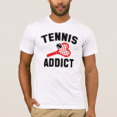 Tennis Addict T-Shirt (Vorderseite)