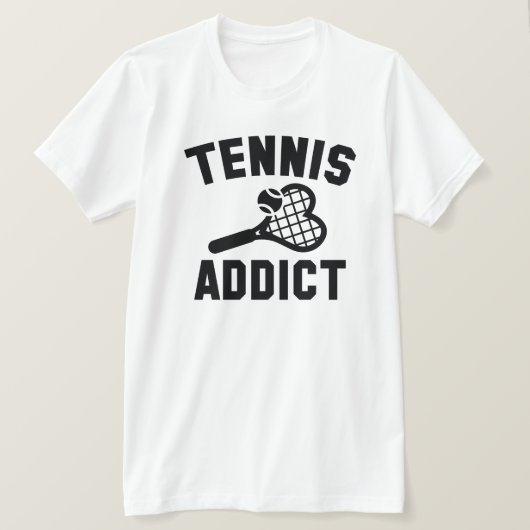 Tennis Addict T-Shirt (Design vorne)