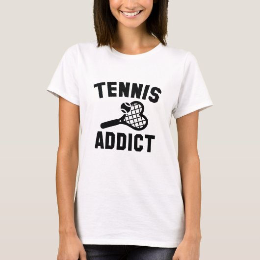 Tennis Addict T-Shirt (Vorderseite)