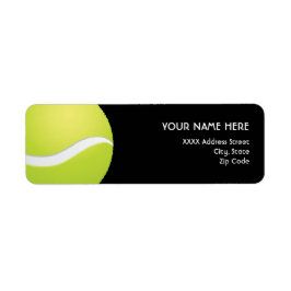 Tennis Address Labels