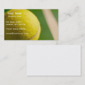 Tennis-Anweisung Visitenkarte (Vorne/Hinten)