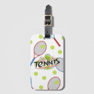 “Tennis Anyone?” Acryclik-Kofferanhänger Gepäckanhänger