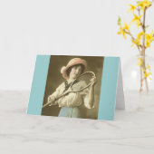 Tennis Anyone Karte (Gelbe Blume)