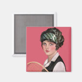 Tennis Anyone Magnet (Vorderseite/Rückseite)