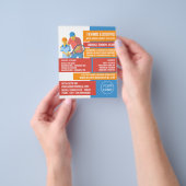 Tennis Art Design, Tennisunterricht/Unterricht Flyer (Gruppe)