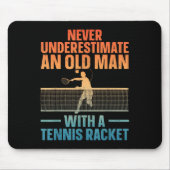 Tennis Art For Men Grand Tennis Lover Mousepad (Vorne)