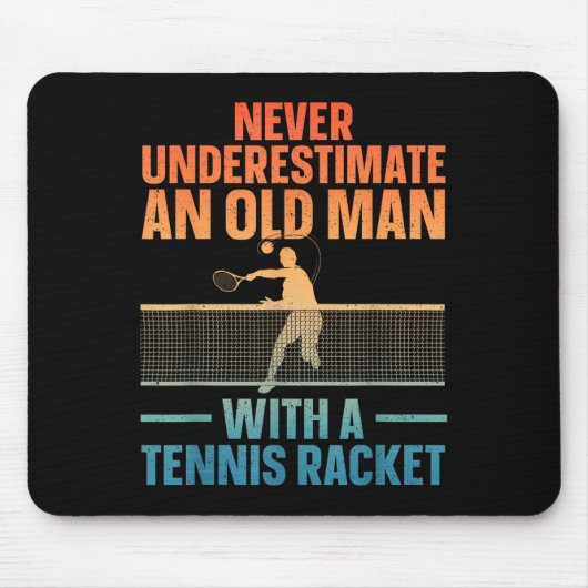Tennis Art For Men Grand Tennis Lover Mousepad (Vorne)