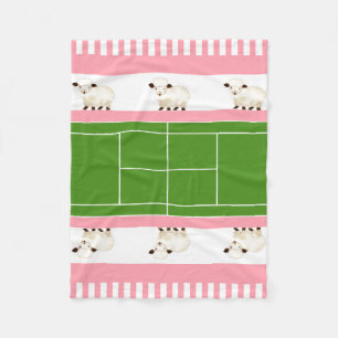 Tennis Baby Fleece Blanket