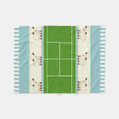 Tennis Baby Fleece Blanket (Vorderseite (Horizontal))