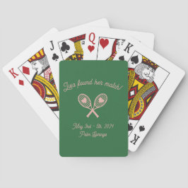 Tennis Bachelorette Custom Playing Cards Spielkarten