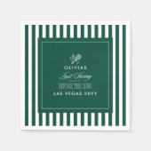 Tennis Bachelorette Last Swing Before the Ring Serviette (Vorderseite)