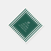 Tennis Bachelorette Last Swing Before the Ring Serviette (Ecke)